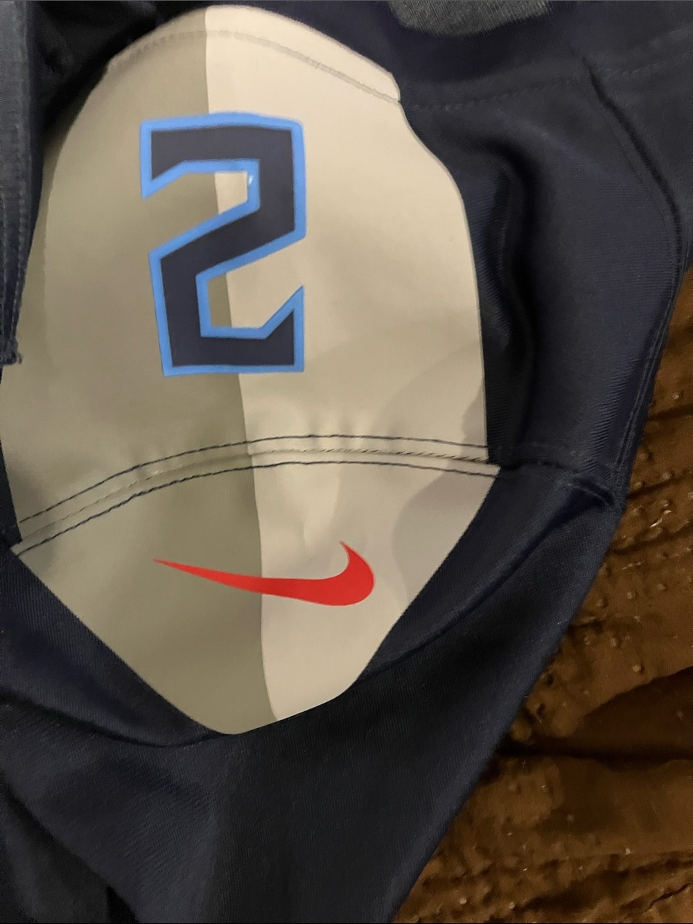 Nike Navy Blue Tennessee Titans #2 Youth Football Jersey - Picture 9 of 9